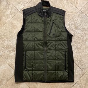 Smartwool men’s black and olive vest XL